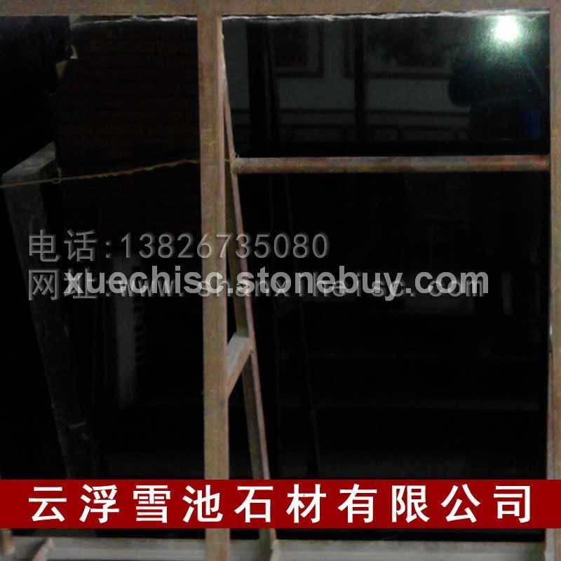 雪池石材提供优质天然河北黑 硬度强 专业定做河北黑台面板