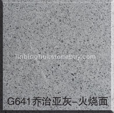 G641乔治亚灰-火烧面 G654芝麻黑花岗岩 G655芝麻灰花岗岩 G641乔治亚灰 芝麻白G60