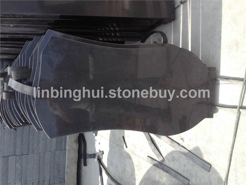 福建花崗巖芝麻黑G654墓碑