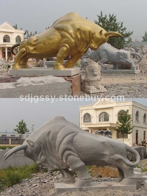 園(yuan)林(lin)石雕(diao)牛氣(qi)沖(chong)天(tian)