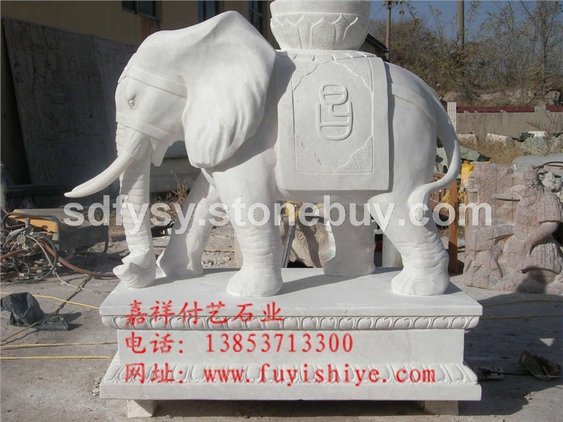 供应厂家直销石雕大象FY-DX001