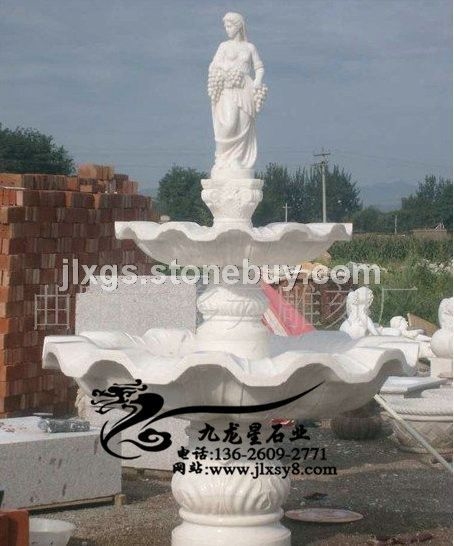 设计生产石雕水钵 欧式喷泉水景 欢迎来电咨询