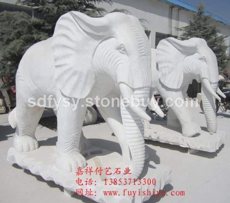 供应厂家直销石雕大象FY-DX005