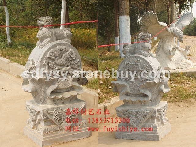 供應(yīng)廠家直銷石雕抱鼓FY-BG006
