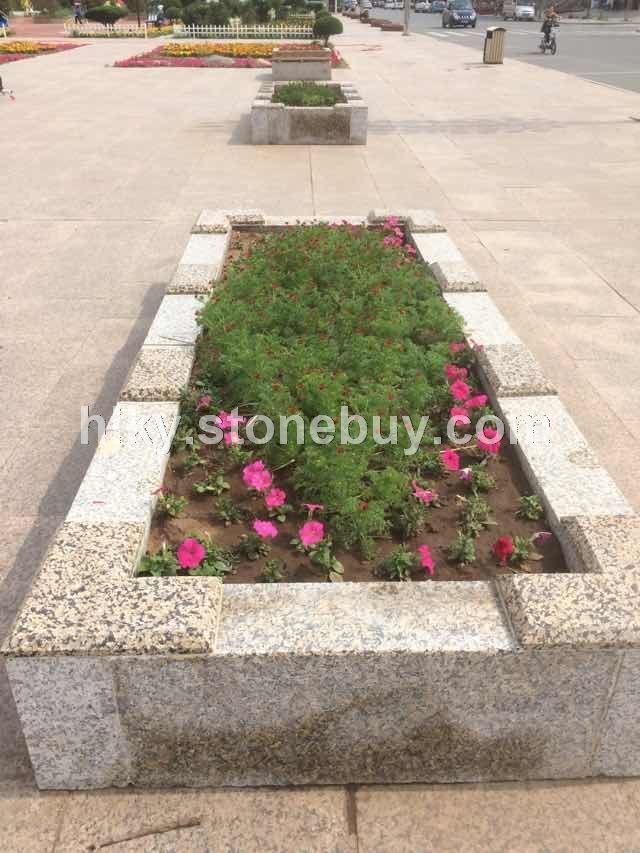 矩形工艺花池