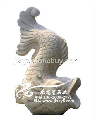 直销手工石雕喷水小鱼广场 园林庭院水池小品景观装饰雕塑