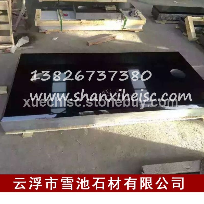 河北石材厂供应山西黑洗手台