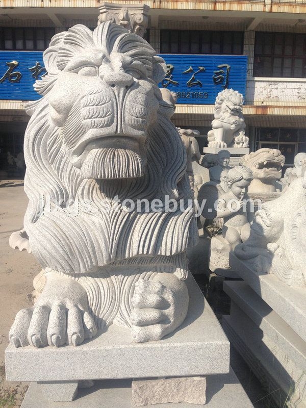 石雕工艺品 石狮子  *好看的石狮子 专业生产