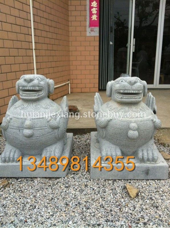 石雕貔貅 天禄 辟邪 百解 皮休 比丘 镇宅 招财