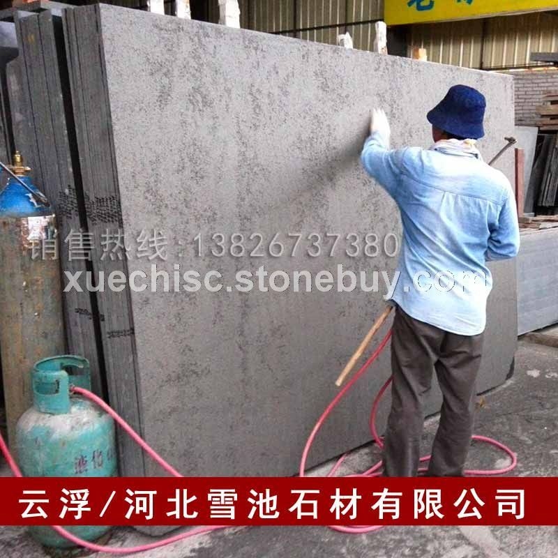 山西黑火烧板 山西黑外墙干挂案例、山西黑工程板材、山西黑花岗岩石材批发