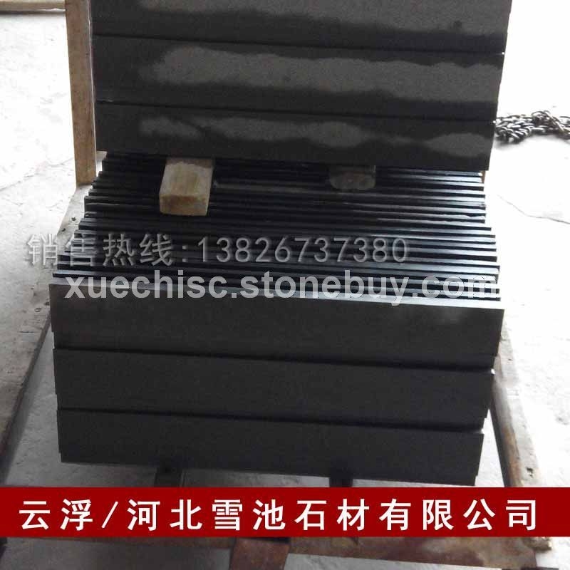 山西黑拉丝面 山西黑花岗岩拉丝面 山西黑花岗岩石材拉丝面