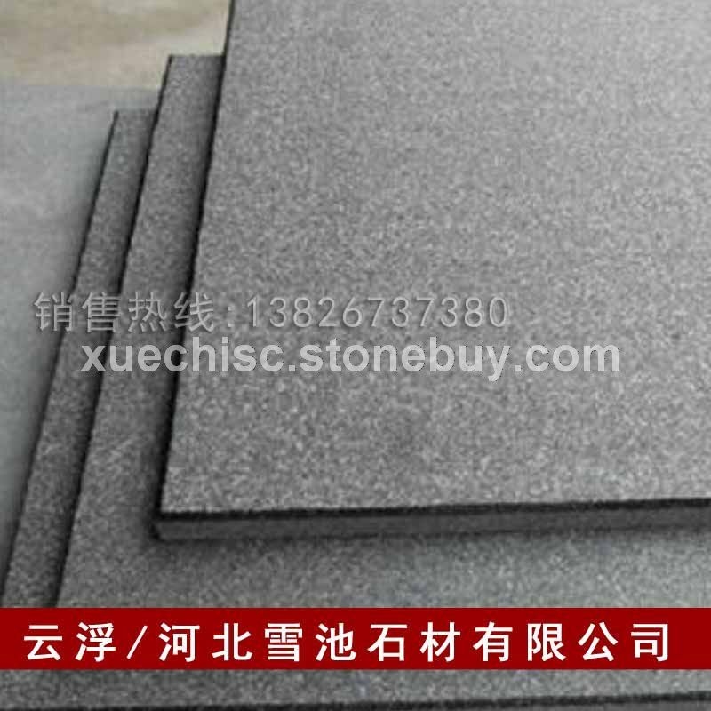 云浮雪池石材大量供应山西黑火烧石 山西黑石材火烧石