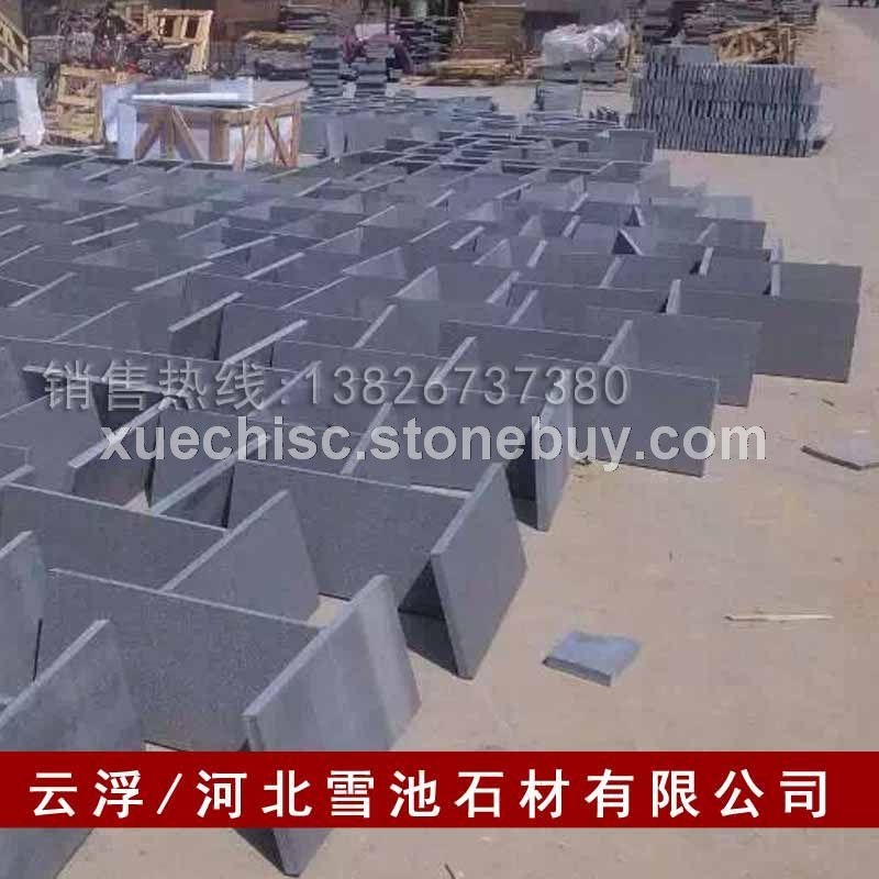 黑色火烧石 黑色花岗岩火烧石 山西黑黑色花岗岩火烧石