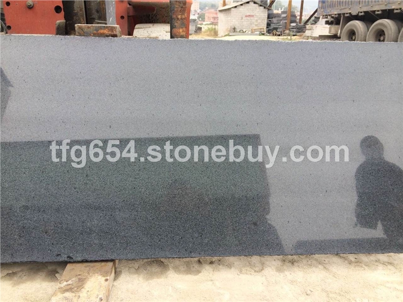 福建黑石材厂家批发价 芝麻黑 G654 光板