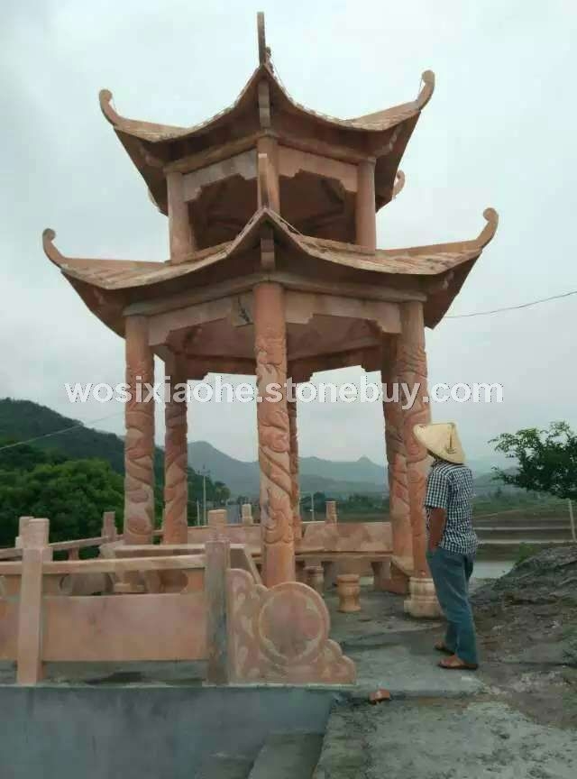 双层六角亭