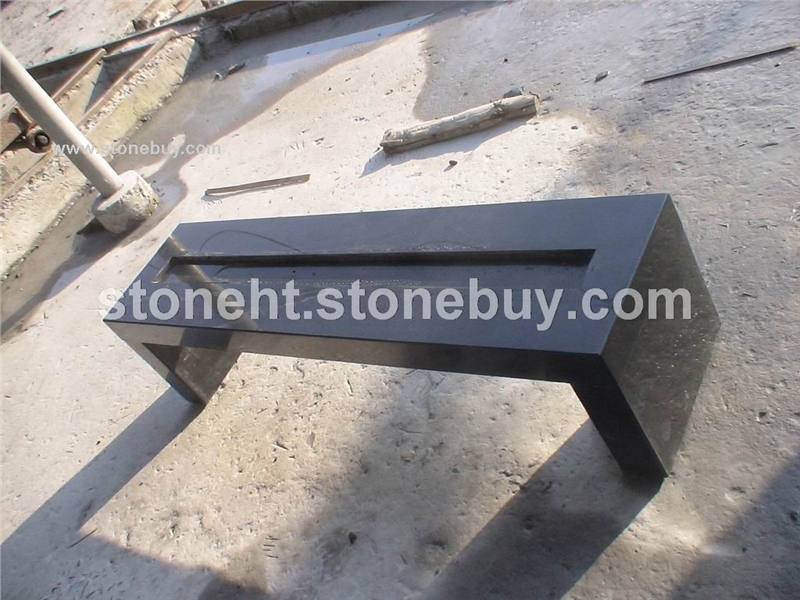 福鼎黑G684石凳 磨光拉槽