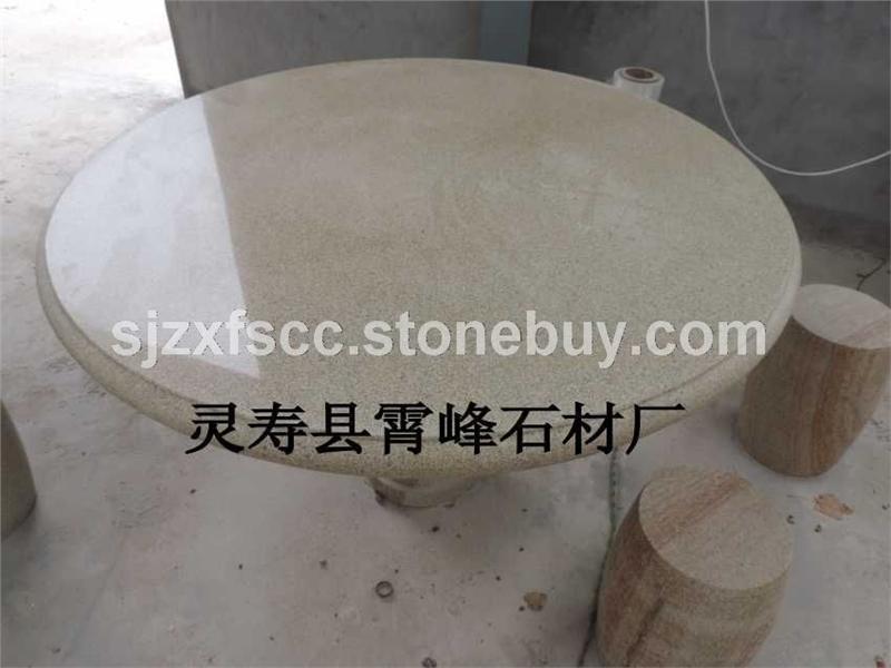 青色柏坡黄抛光面 米黄色花岗岩石材 碧波黄花岗岩外墙干挂石材