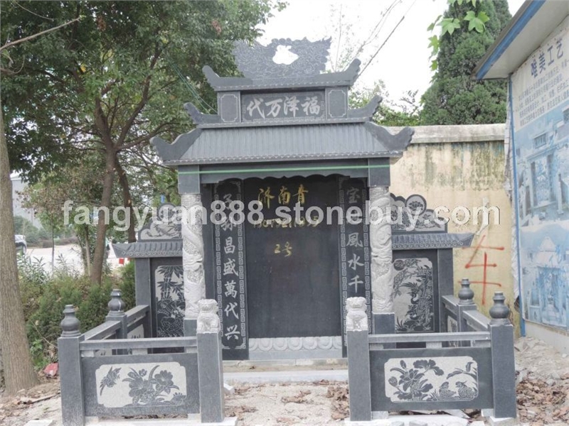 石雕墓碑 栏杆 人物雕刻 动物雕刻