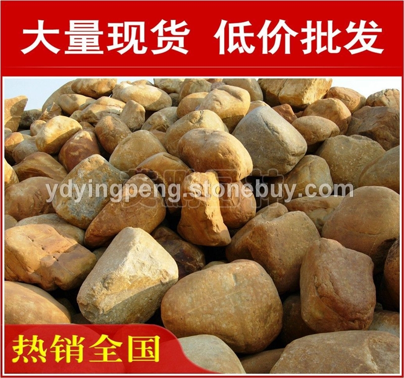 椭圆黄腊石，上海草地点景散置黄蜡石，景观石