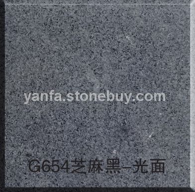 G654芝麻黑-光面