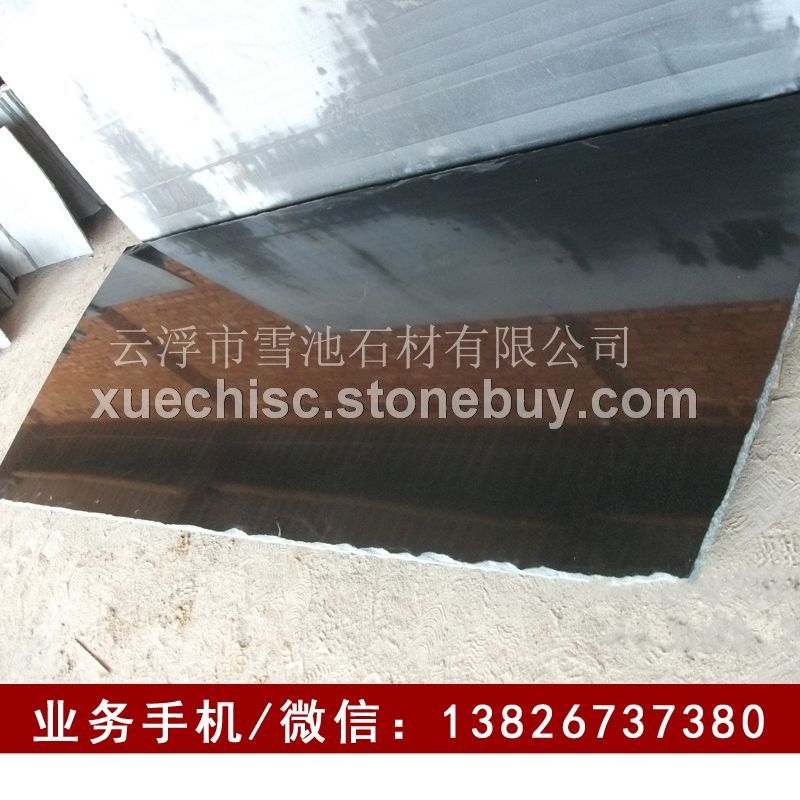 供应黑色花岗岩石材 山西黑 规格板 工程板