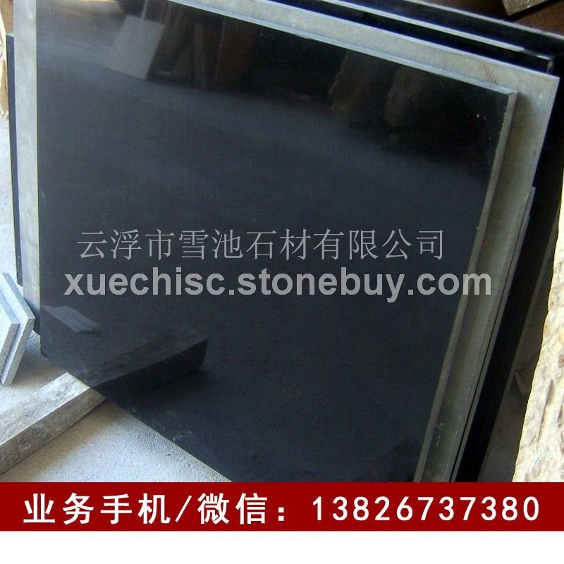供应黑色花岗岩石材 山西黑  室内外石材铺装 欢迎惠顾