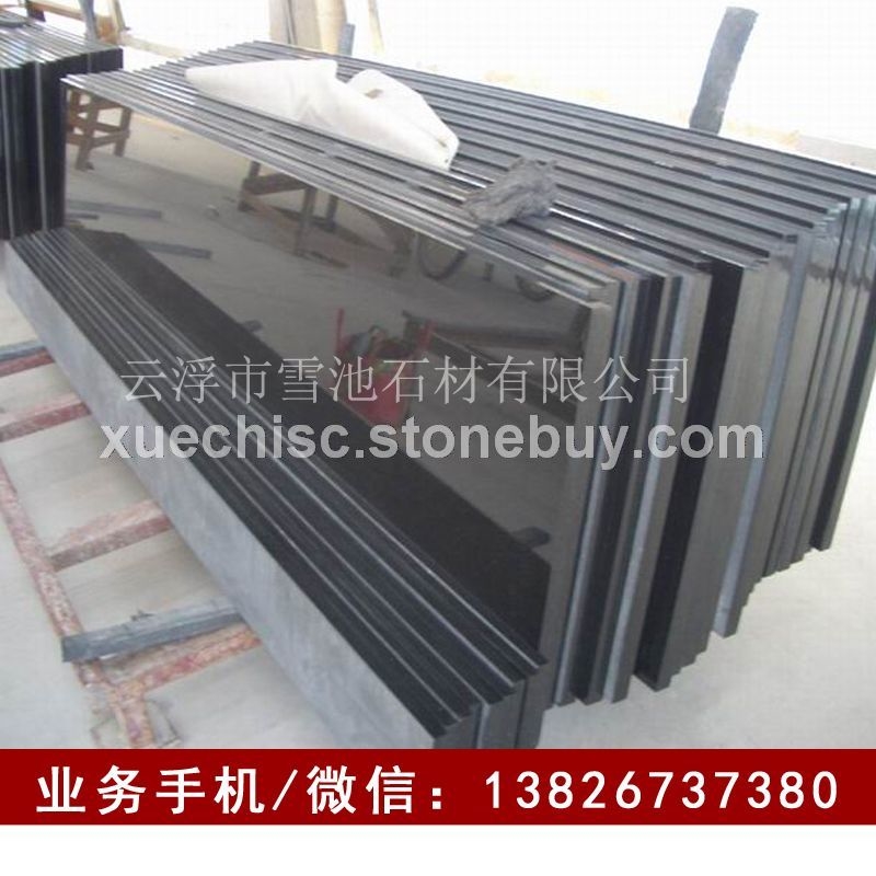 国产花岗岩山西黑 优质黑色花岗岩 山西黑