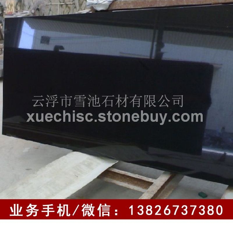自主产销山西黑工厂批发光面 山西黑石材