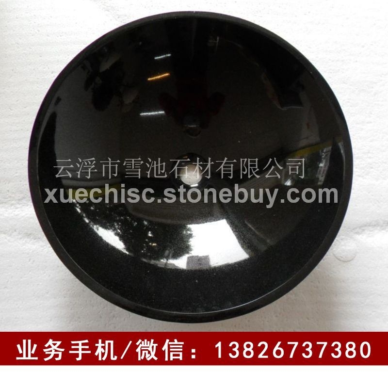 高亮度光面山西黑洗手盆