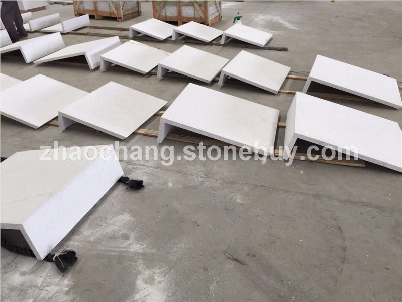 珍珠白L板   珍珠白石材