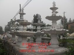石雕噴泉 青石