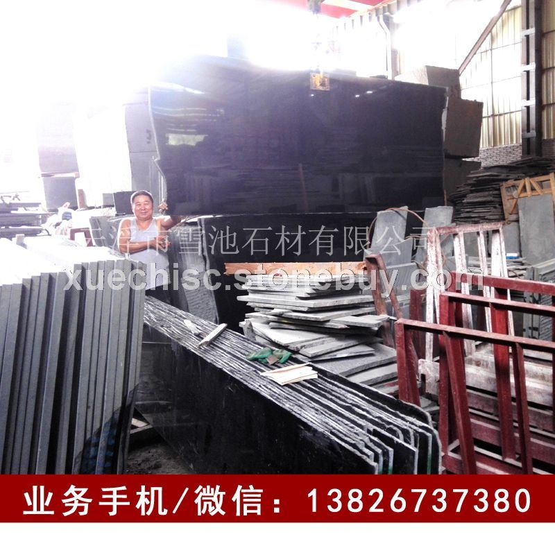河北雪池石材有限公司批发供应山西黑精品墓碑,板材,石制品 纯黑色天然花岗岩石材制品