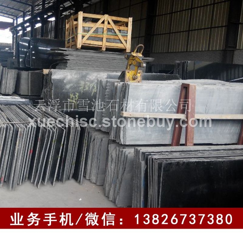 【山西黑石材 山西黑出口台面 山西黑毛光板 山西黑花岗岩火烧板 山西黑优质供应商】黑色花岗岩