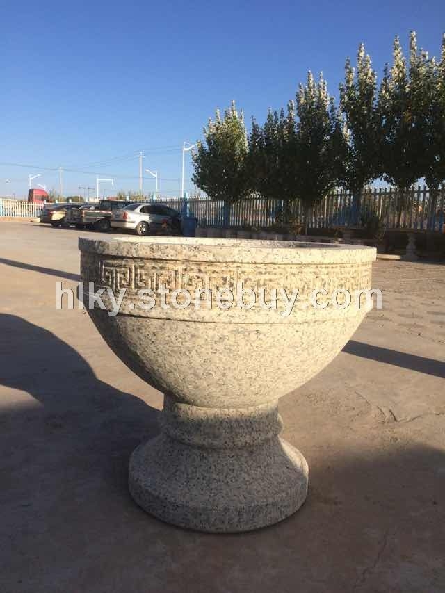 蒙古花纹造型花钵样品
