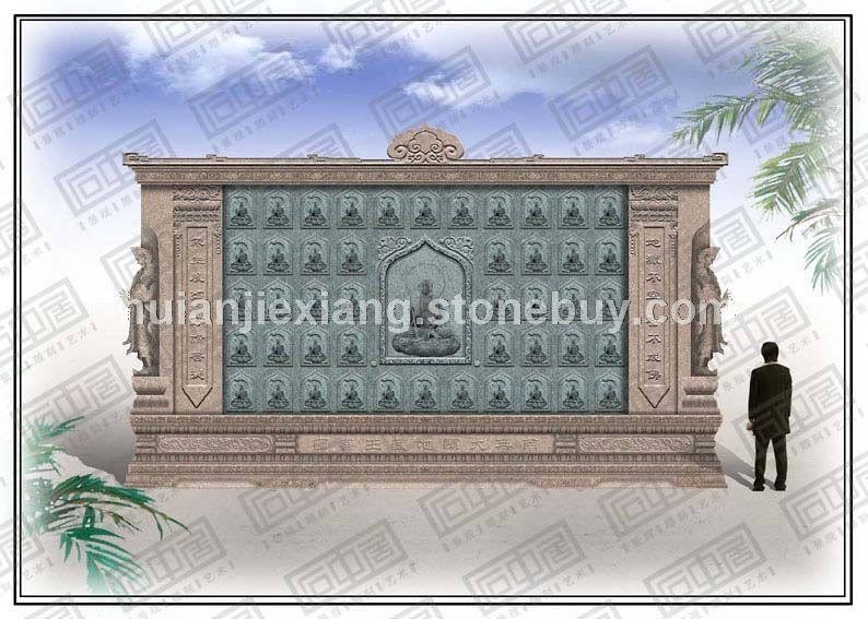 寺廟照壁 園林廣場(chǎng)照墻雕刻 福建石雕