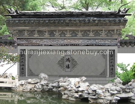 景观墙面石雕 墙面挂件雕刻 户外景观墙 园林雕塑