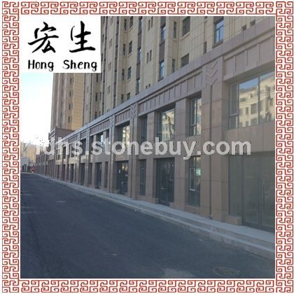 沙漠棕（宝金石）-外墙干挂