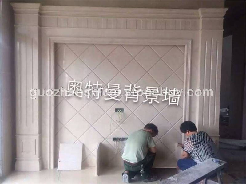 奥特曼石材背景墙