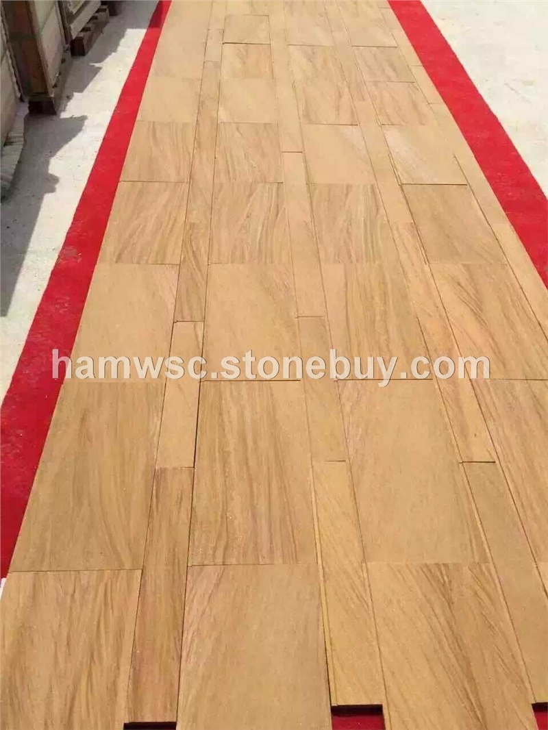 黄木纹砂岩