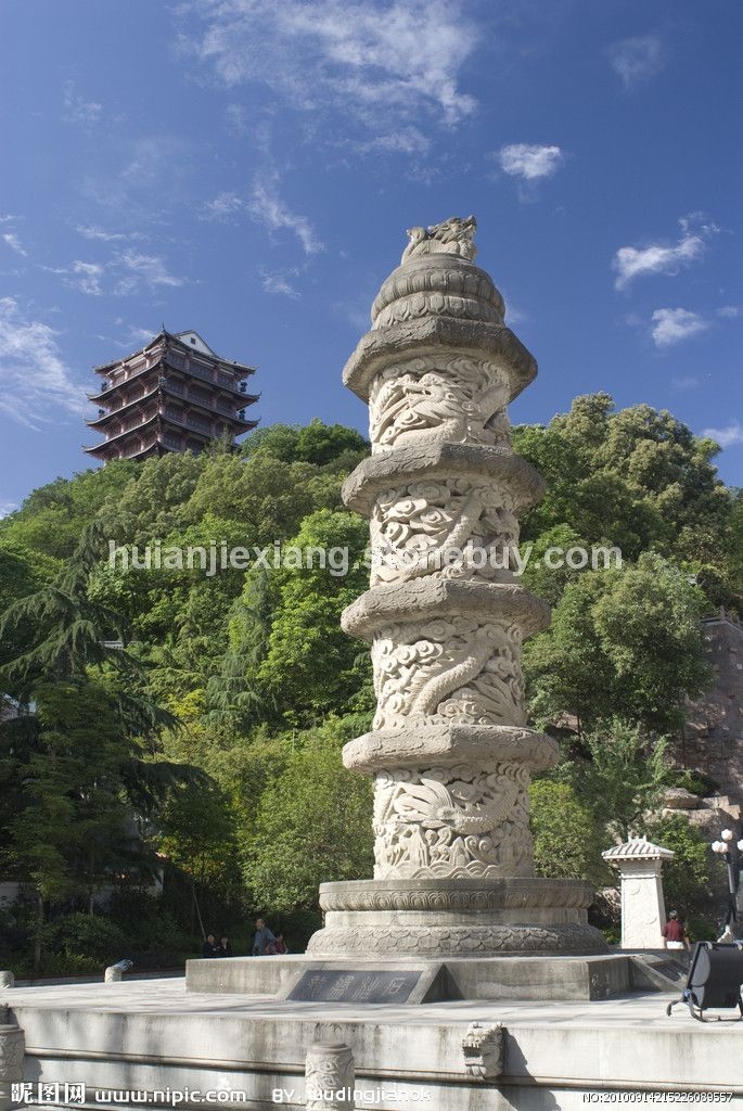 石柱雕刻 西方风格 石柱 方柱 景观柱 别墅建筑 酒店装饰