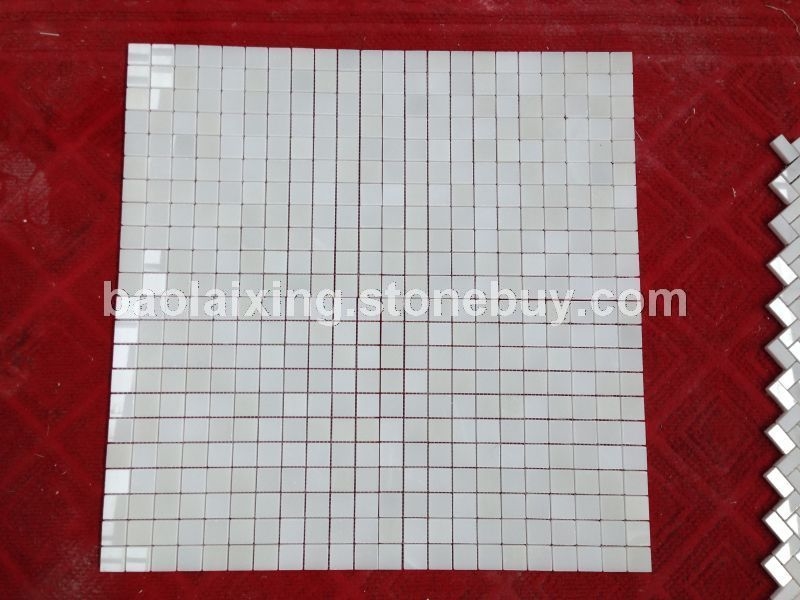 马赛克-026 细花白工程板 汉白玉文化石 雪花白 东方白 卡拉拉白 鱼肚白 雪花玉 宝兴白 爵士白