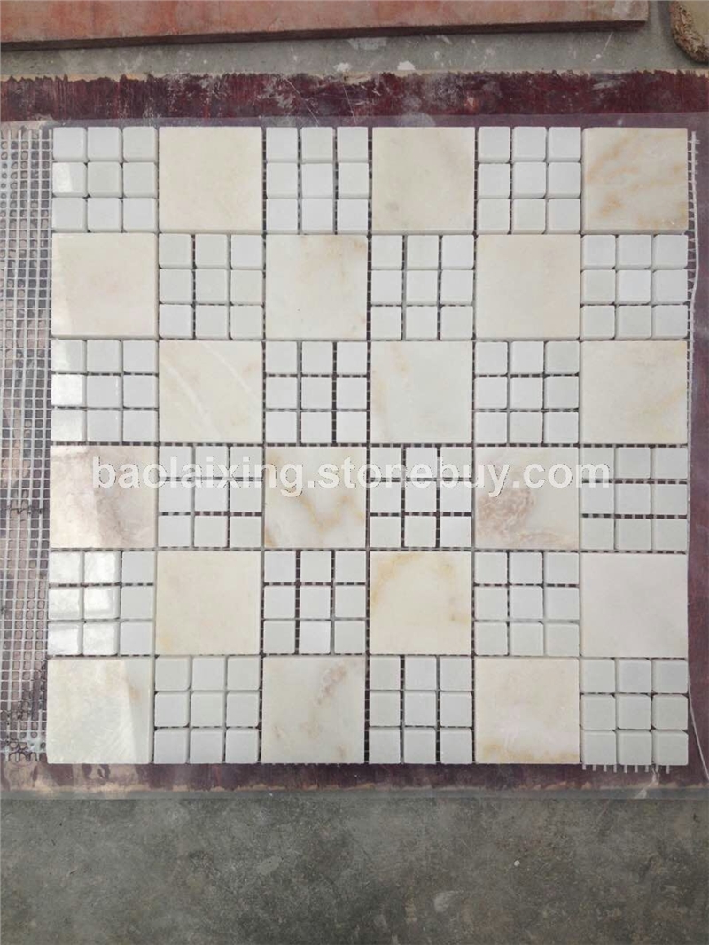 马赛克-026 细花白工程板 汉白玉文化石 雪花白 东方白 卡拉拉白 鱼肚白 雪花玉 宝兴白 爵士白