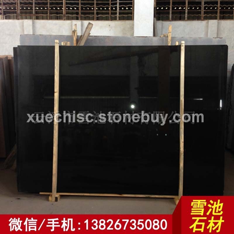 现货供应花岗岩板材 帝王黑 天然黑色花岗岩首选