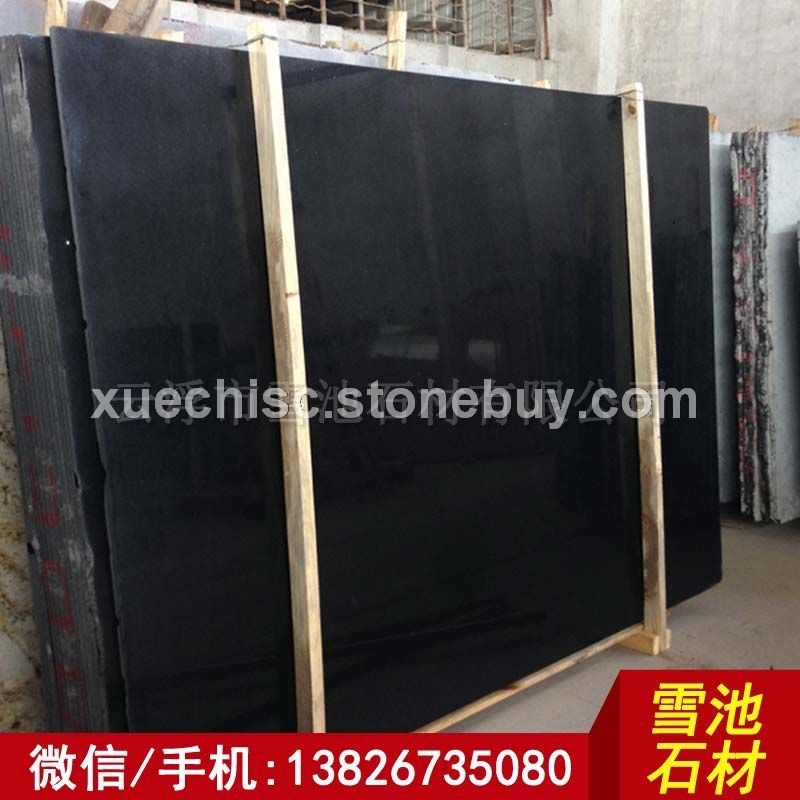 供应广东黑色石材 帝王黑石材 优质黑色花岗岩
