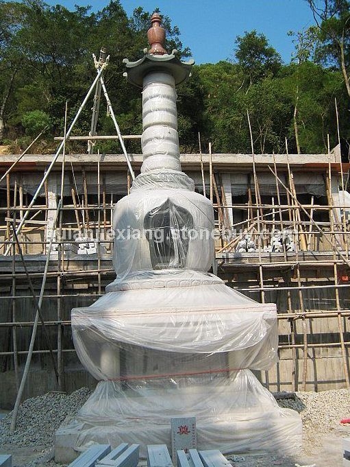 古代景观 仿古石雕 石塔 塔楼 玲珑塔 大型建筑石雕