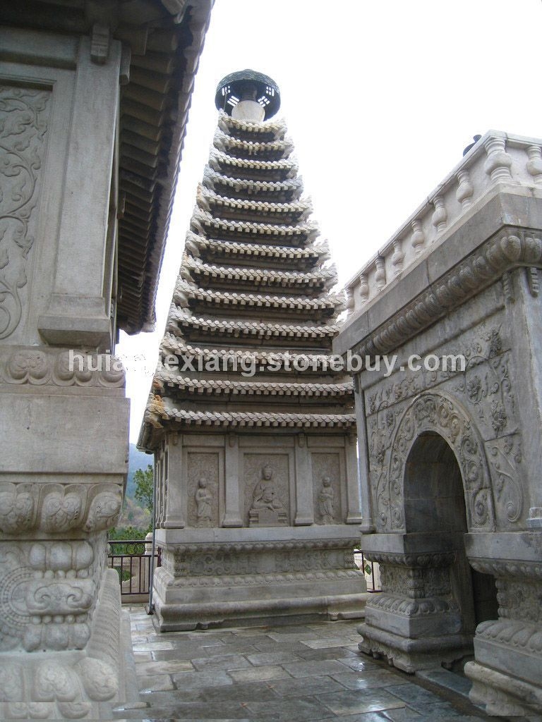石雕建筑 建筑景观 牌楼 景观门 寺庙佛塔 景观塔