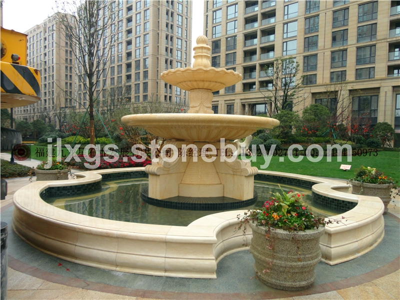 石材喷泉 石雕喷泉 主入口水景