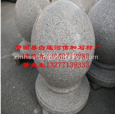 芝麻灰光面挡车石