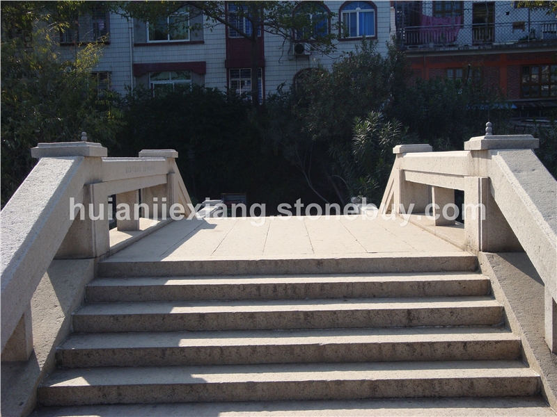 小桥流水 石雕工艺 古代建筑 庭院石桥