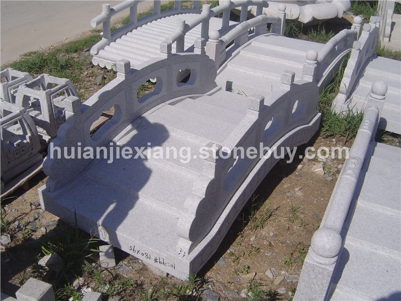 石桥 风水摆件 古代建筑 庭院石桥  庭院小桥